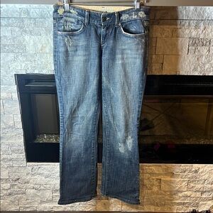 Joe's Jeans Blue Boot Cut Distressed Classic Denim size 27